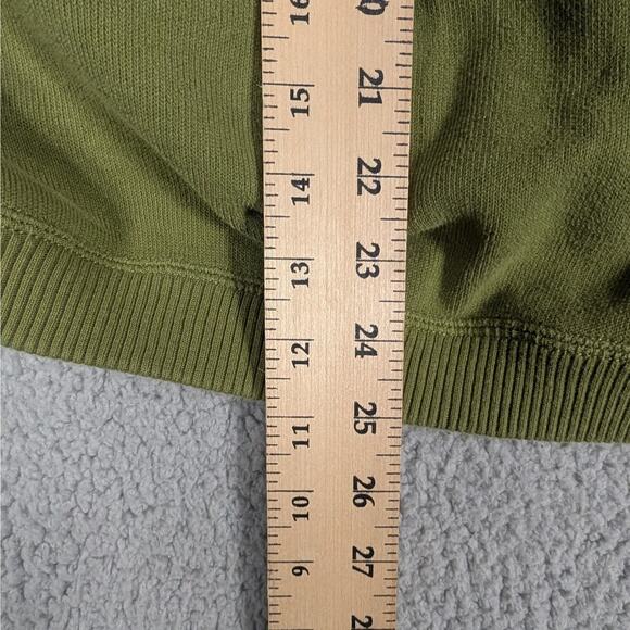 Tommy Bahama Sweater Mens Large Green Half Zip Pullover Casual Knit Cotton - Picture 4 of 5